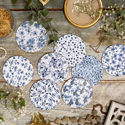 NEW! Chateau (Mini Roses) Round Coaster