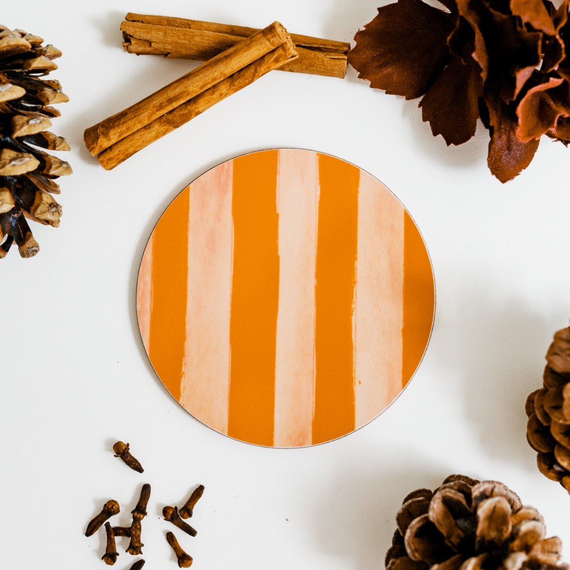 NEW! Marmalade (Stripes) Round Coaster (available for dispatch from August 2026)
