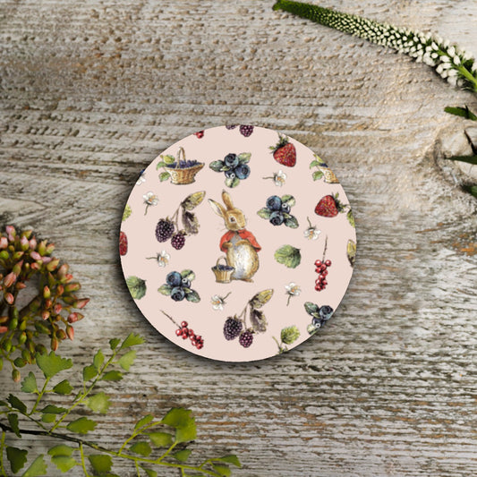 NEW! Flopsy "Wild Berries & Cotton Tails" Round Coaster (available for dispatch from August 2026)