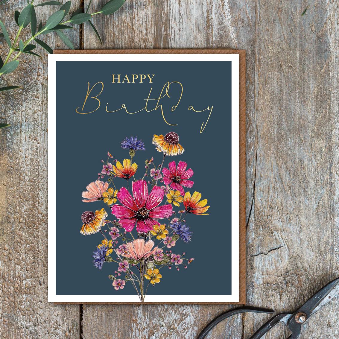 Happy Birthday Card (Cello-Free)