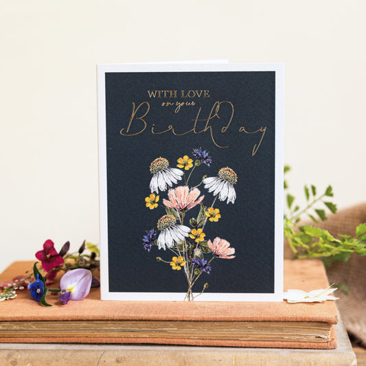 With Love on your Birthday Card (Cello-Free)