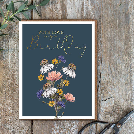 With Love on your Birthday Card (Cello-Free)