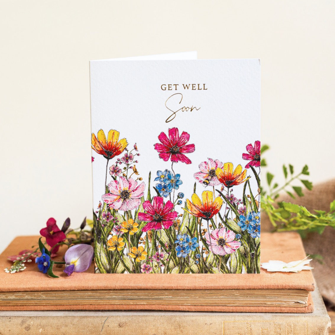 Get Well Soon Card (Cello-Free)