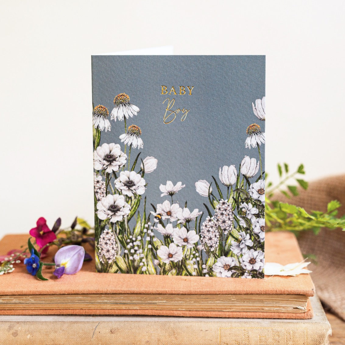 Baby Boy Card (Cello-Free)