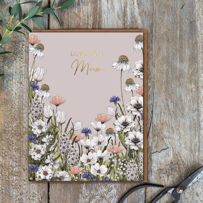 Love You Mum Card (Cello-Free)