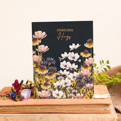 Sending Hugs Card (Cello-Free)