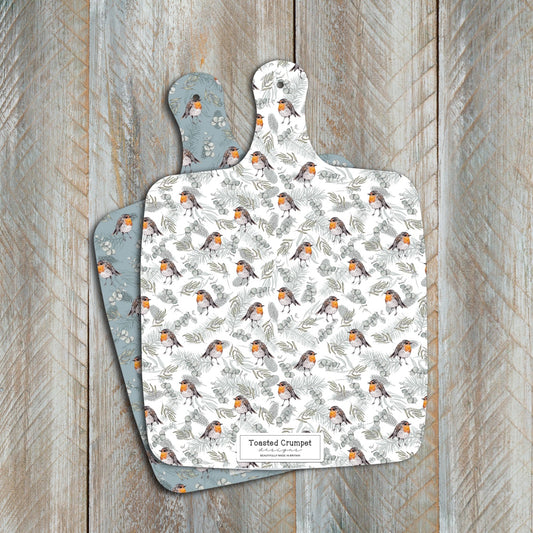 Robin & Eucalyptus Large Double Sided Chopping Board