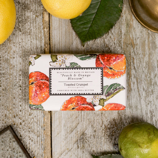 NEW! Peach & Orange Blossom Soap