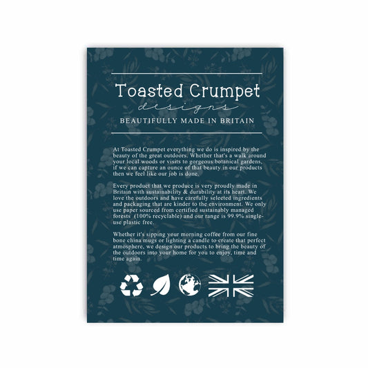 Toasted Crumpet Background Information (A5) Strut Card
