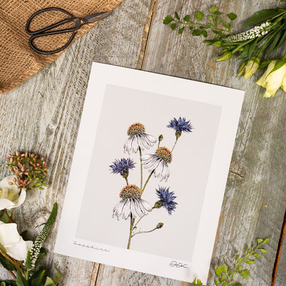Sapphire 10x12" Fine Art Print