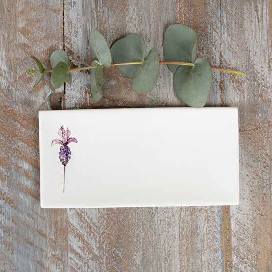 The Kitchen Garden (Lavender) Rectangular Soap Dish