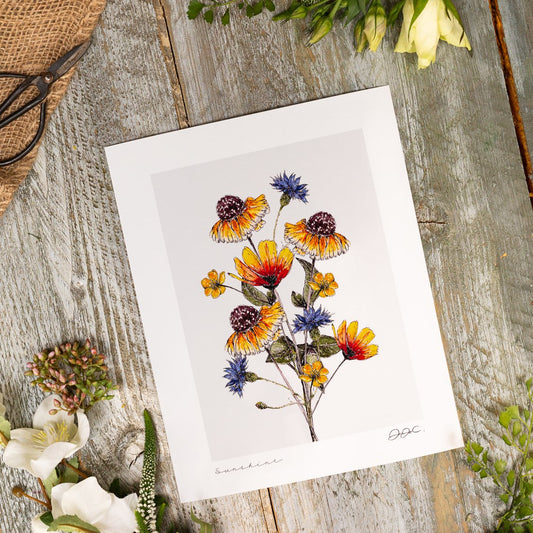 Sunshine 10x12" Fine Art Print