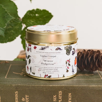 NEW! Winter Hedgerow Candle in a Matt Gold Tin (available for dispatch from August 2026)