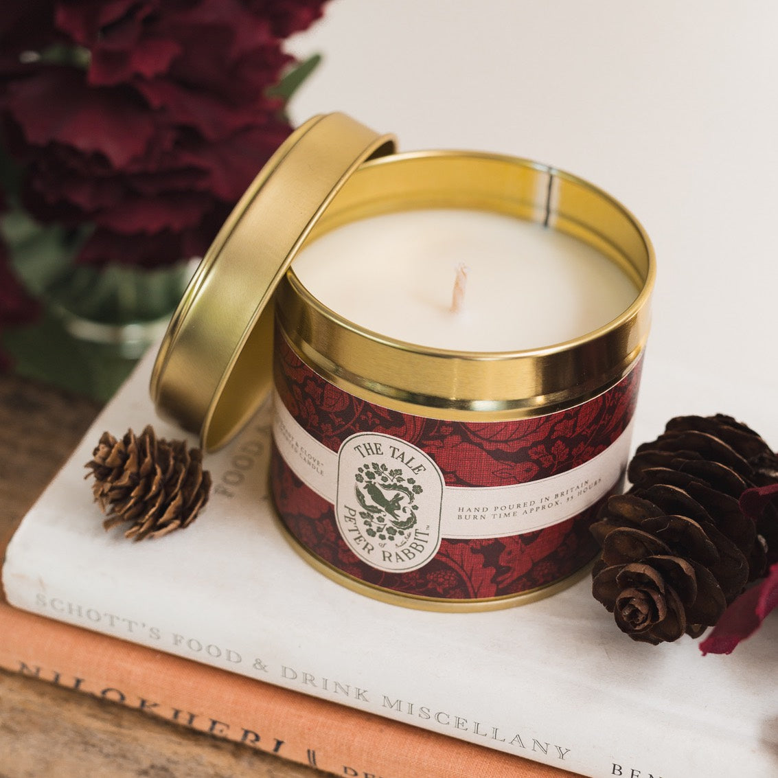 NEW! Redcurrant & Clove Candle in a Matt Gold Tin (available for dispatch from August 2026)