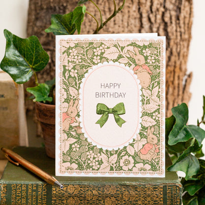NEW! Happy Birthday (Blackberries & Roses) Card (Cello-Free)