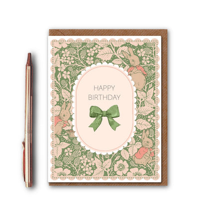 NEW! Happy Birthday (Blackberries & Roses) Card (Cello-Free)