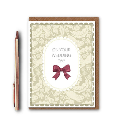 NEW! On Your Wedding Day (The Vegetable Thief Pure) Card (Cello-Free)