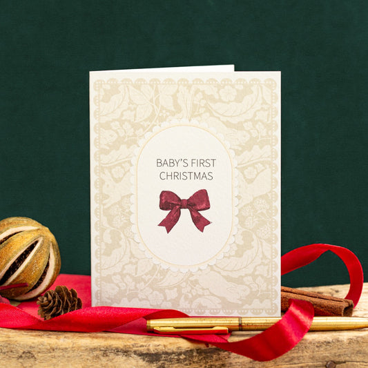 NEW! Baby's First Christmas (The Vegetable Thief Pure) Card (Cello-Free) (available for dispatch from August 2026)