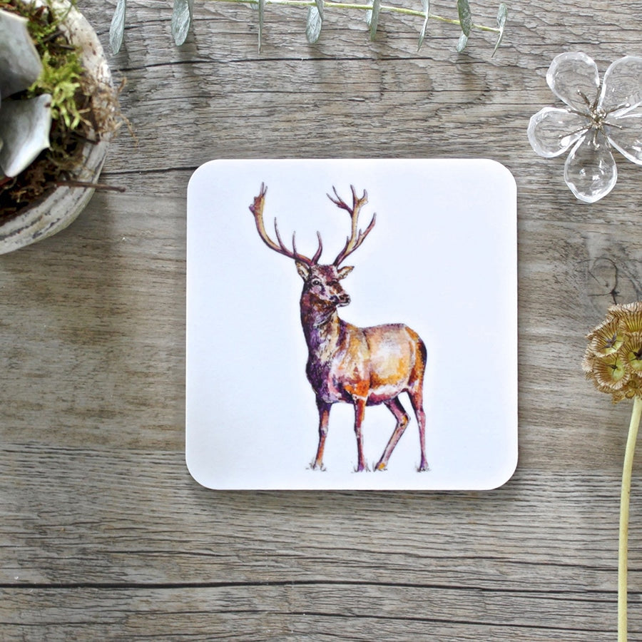 Stag Square Coaster