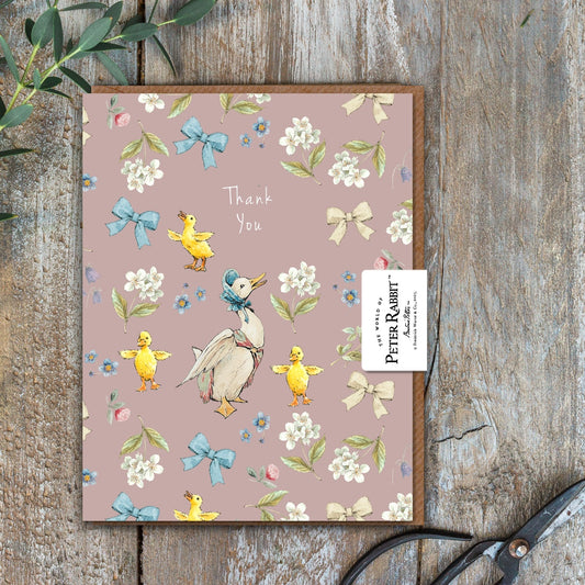Thanks So Much (Jemima Puddle-Duck) Card (Cello-Free)
