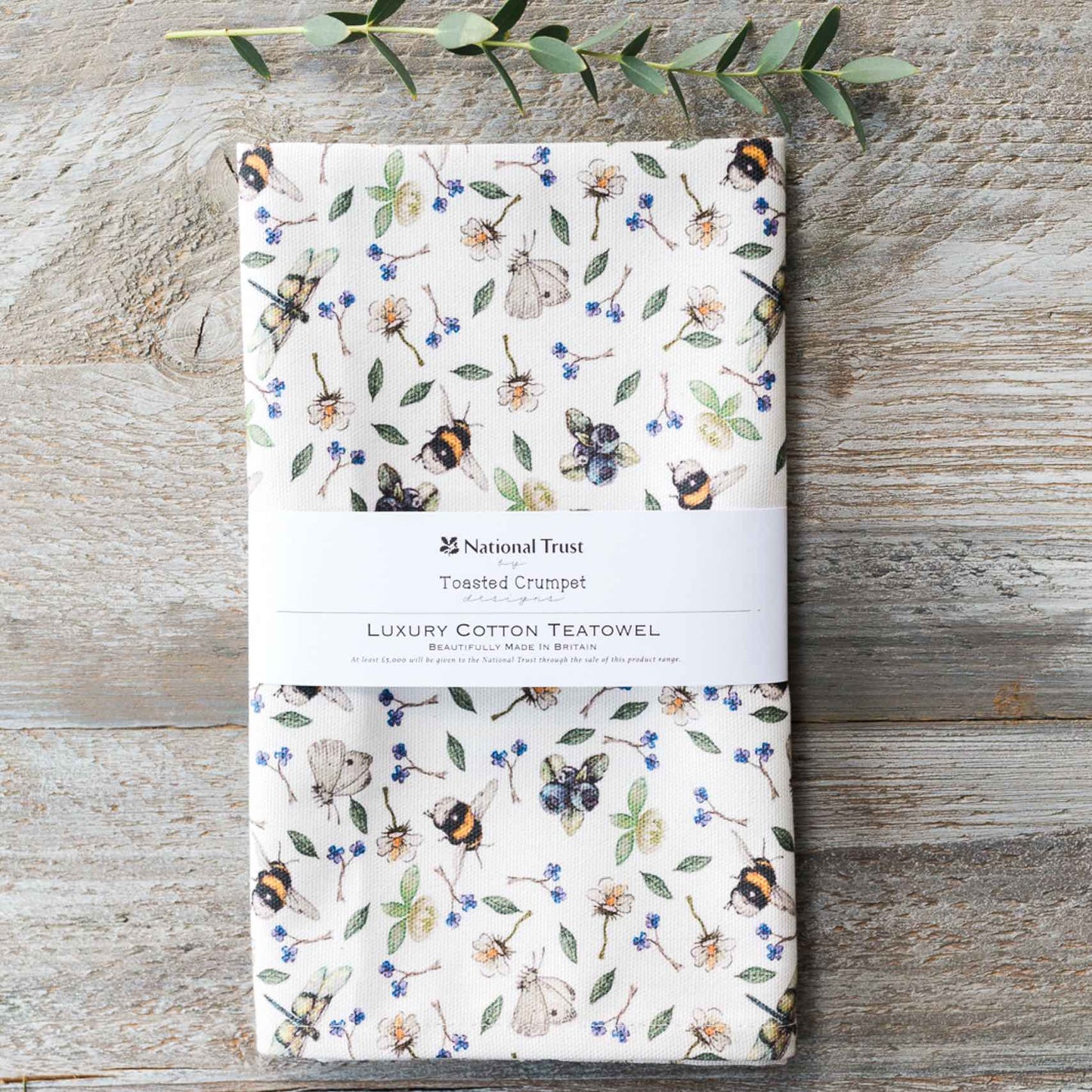 Wild Flower Meadows Tea Towel