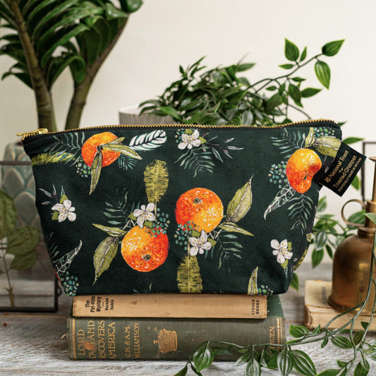 NEW! Orange (Noir) Wash Bag