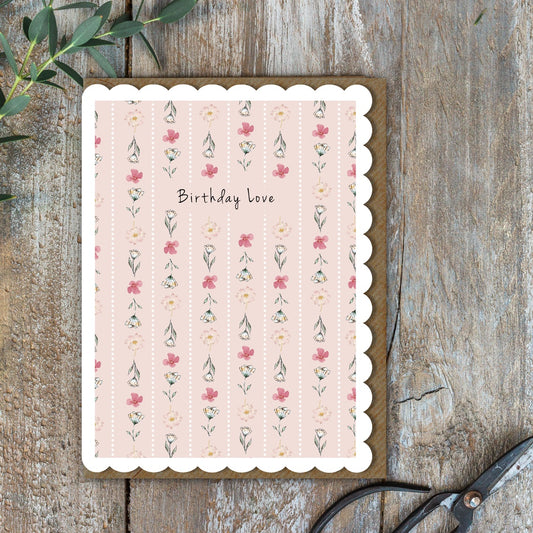 Birthday Love Card (Cello-Free)