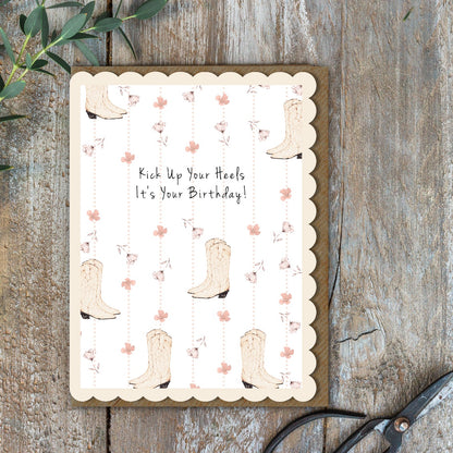 Kick Up Your Heels ItÕs Your Birthday! Card (Cello-Free)