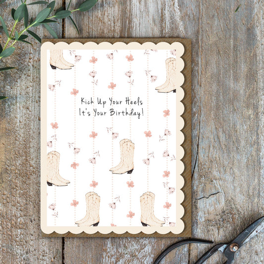 Kick Up Your Heels ItÕs Your Birthday! Card (Cello-Free)