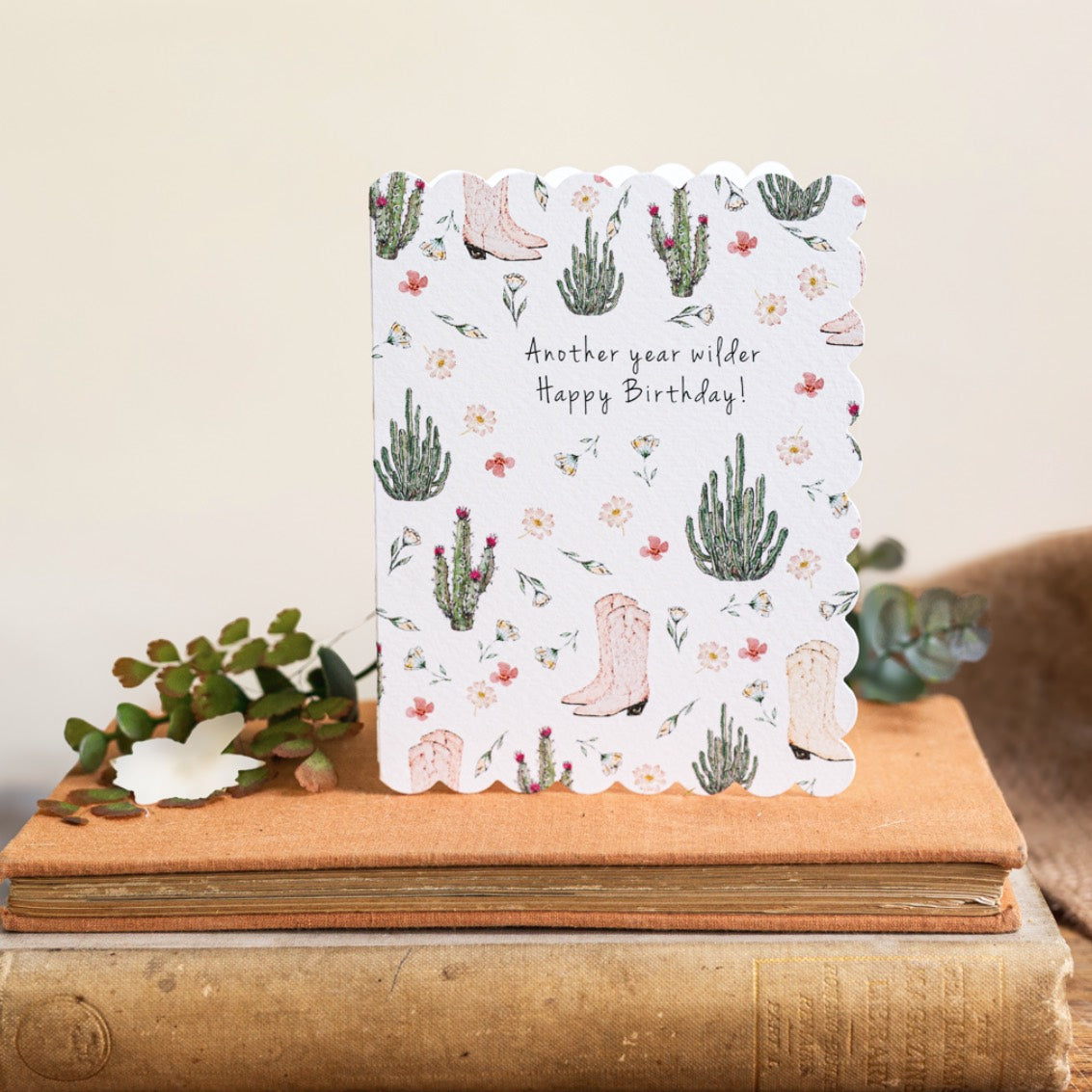 Another Year Wilder Happy Birthday! Card (Cello-Free)