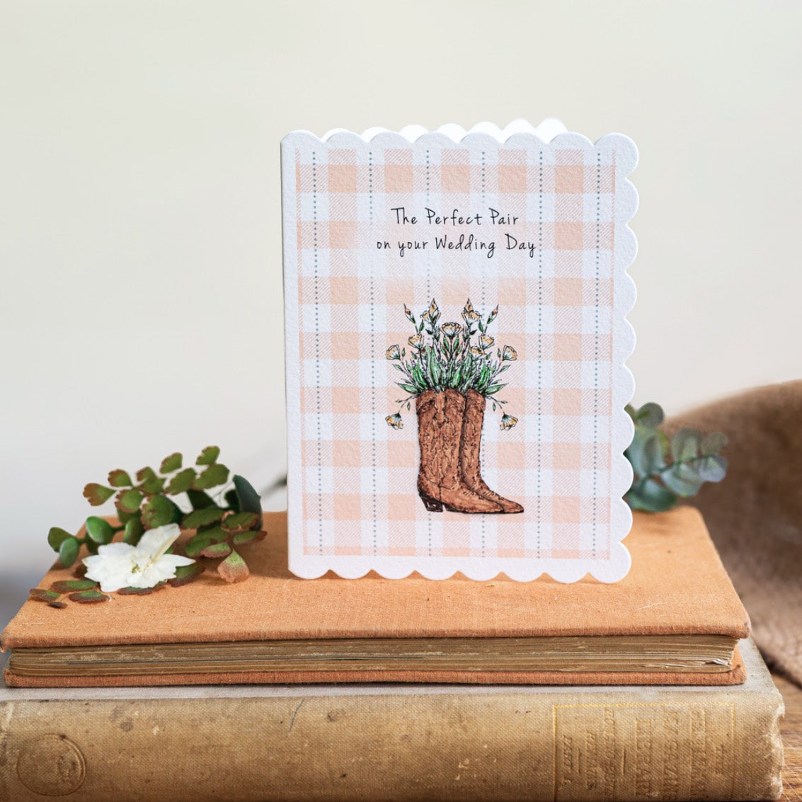 The Perfect Pair on Your Wedding Day Card (Cello-Free)