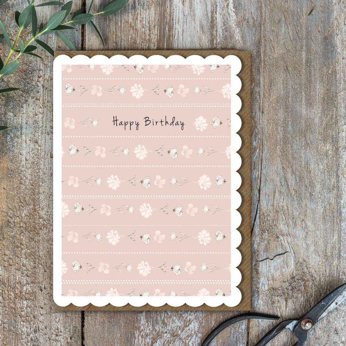 Happy Birthday Card (Cello-Free)