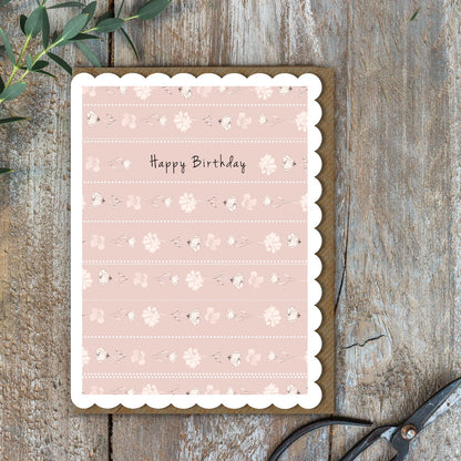 Happy Birthday Card (Cello-Free)