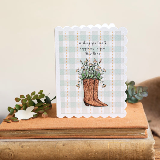 Wishing You Love & Happiness in Your New Home Card (Cello-Free)