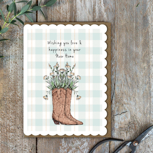 Wishing You Love & Happiness in Your New Home Card (Cello-Free)