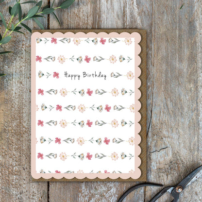 Happy Birthday Card (Cello-Free)