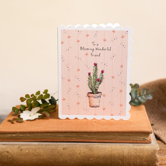 To a Blooming Wonderful Friend Card (Cello-Free)