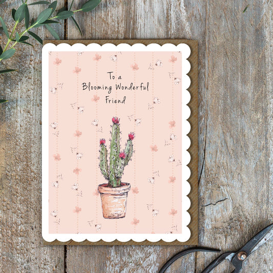 To a Blooming Wonderful Friend Card (Cello-Free)
