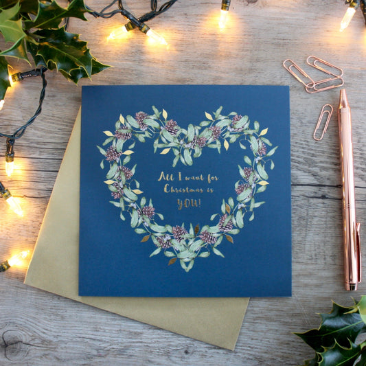 All I Want for Christmas is You Card (Cello-Free)