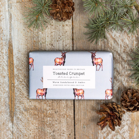 Warm Sandalwood & Amber Soap