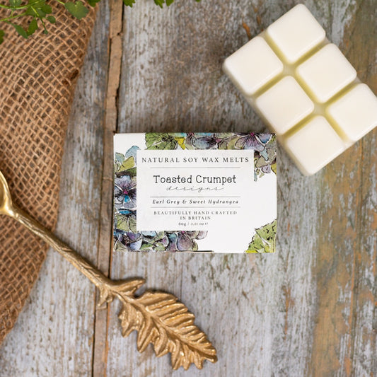 Earl Grey & Sweet Hydrangea Soy Wax Melts