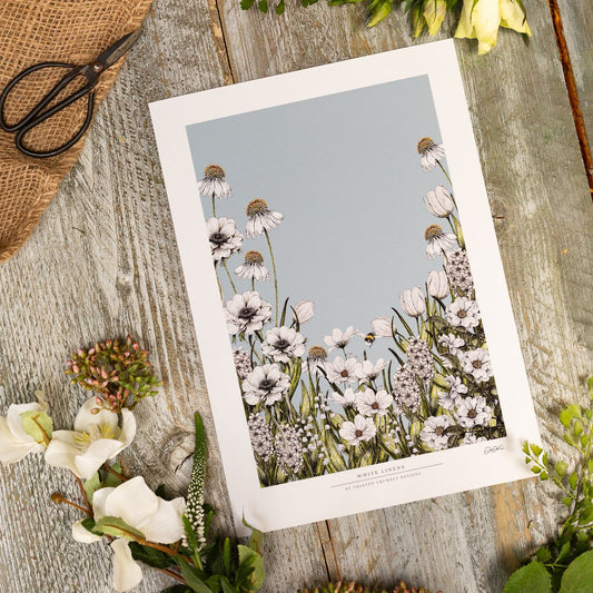 White Linens 12x16" Fine Art Print