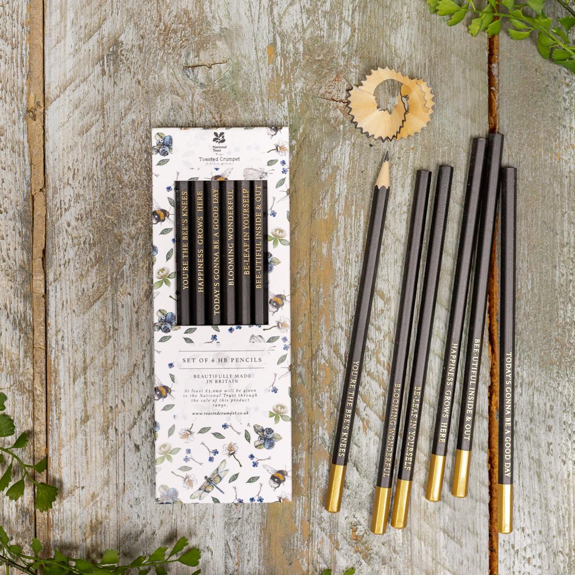 Wildflower Meadows (Pure) Set of 6 Pencils