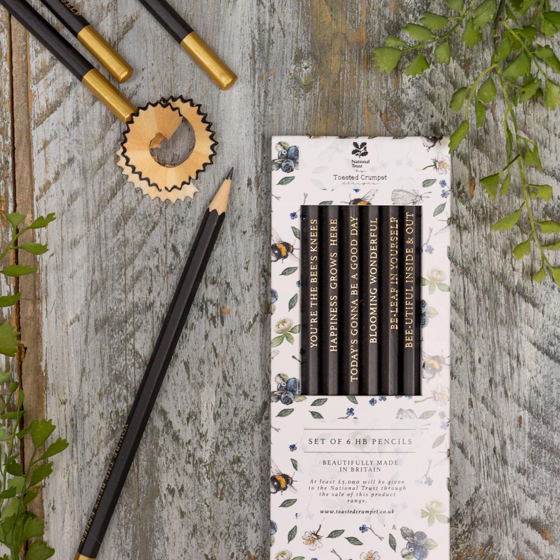 Wildflower Meadows (Pure) Set of 6 Pencils