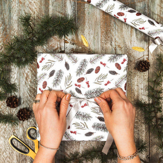 Winter Days Gift Wrap Single Sheet