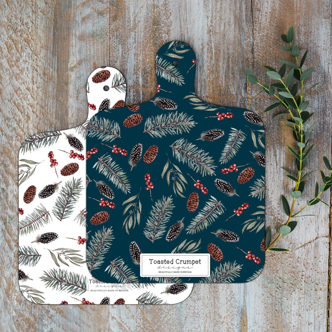 Winter Days & Nights Mini Double Sided Chopping Board